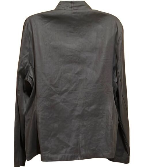 Amour Vert Meredith Femme Fete Blazer Sz XL Gray Unlined Button Closure NWT - Picture 3 of 7
